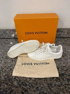 Herren Größe 6,5 Louis Vuitton Luxemburg Sneaker Weiß Monogramm SPB-JB 344810 - Bild 1 von 11