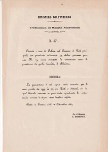 JJ236-SANITA 'Marittima-Cessazione Of Cholera A Patti - Picture 1 of 1