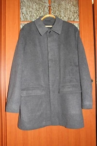HUGO BOSS Coat Men's Wool Cashmere Coat Grey - Size L/XL/XXL - Picture 1 of 14