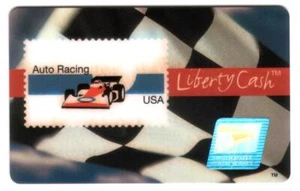 ($5.) Sello de auto de carreras Indy (3ª prueba) #91105 exp. Tarjeta inteligente 3/31/99 USADA - Imagen 1 de 2