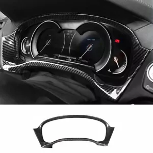 For BMW X3 G01 X4 2018-21 ABS Carbon Fiber Dashboard Frame Decor Cover Trim 1PCS - Foto 1 di 6