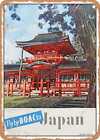 METAL SIGN - 1958 Fly by BOAC to Japan 2 Vintage Ad