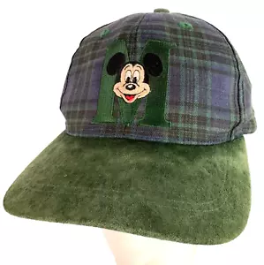 Vintage 90s Mickey Mouse Snapback Hat Cap Goofy Hat Co Plaid Walt Disney Company - Bild 1 von 9