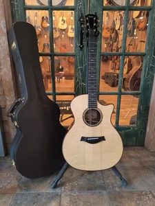2020 Taylor Custom GA Bearclaw Engelman Spruce Quilted Sapele A/E Guitar w/Case - Picture 1 of 24