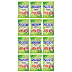 12x Hi-Chew Sweet and Sour Watermelon Flavor Soft and Chewy Taffy Candy 1.94 oz - Picture 1 of 3