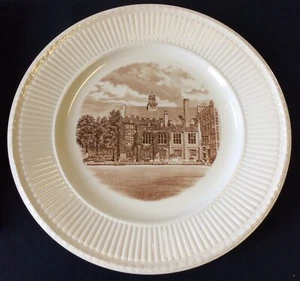 Pre-Owned Vintage Unused Wedgwood Old London Plate 1st Ed 1941 Mid Temple Hall U - Picture 1 of 6
