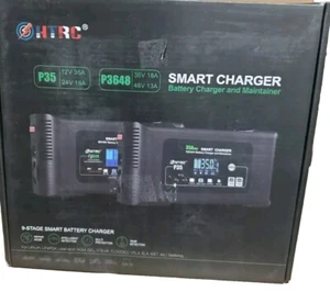 HTRC 9 Stage Smart Charger Battery Charger And Maintainer P3648 All Club Cars - Picture 1 of 4