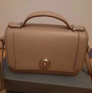 Ledertasche, Matthew Harris, Taupe, Klein - Bild 1 von 11