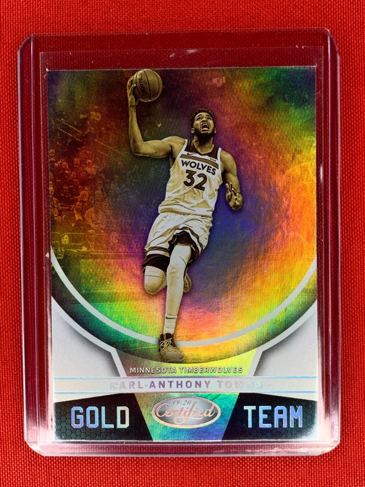 * Karl-Anthony Towns 2019-20 Certified 27 Gold Team * - Image 1 of 1
