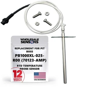 Replacement RTD Temperature Probe Sensor, Compatible with Pit Boss Pellet Grill - Picture 1 of 7
