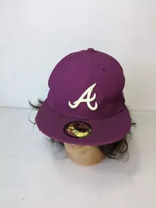 Jae Tips x New Era Complexcon 2021 Atlanta Braves World Series Purple 7 1/8 - Picture 1 of 5