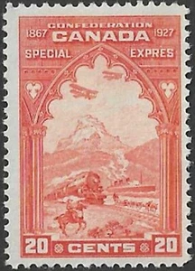 Canadá # E3 "SELLO DE ENTREGA ESPECIAL" Nuevo 1927 Pequeña mancha de goma - Imagen 1 de 3