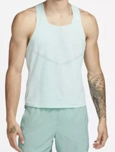 Nike ADV Aeroswift Dri-FIT Racing Singlet Slim Jade Ice DM4624-346 Men’s XXL 2XL - Picture 1 of 5