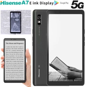 Unlock 5G Hisense A7 E Ink Smartphone Android Mobile eBook Reader Google Play - Zdjęcie 1 z 12