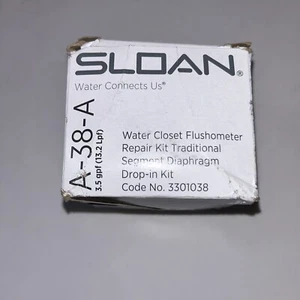 SLOAN 3301038 A-38-A 3.5 gpf Kit de Reparación de Flusómetro de Armario de Agua Nuevo - Imagen 1 de 5