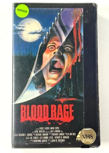 Vintage 1987 Blood Rage Prism VHS Cassette Tape HORROR Clamshell - Bild 1 von 7