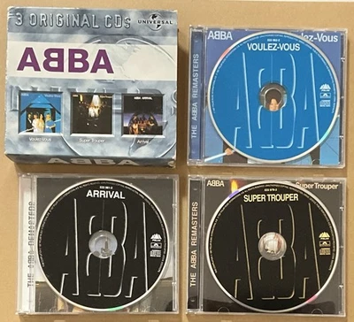 Abba Voulez-Vous Arrival Super Trouper V. Rare UK/EU 3x Cd Box Set Agnetha 1999 - Image 1 of 4