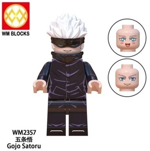 2 inch Custom Jujutsu Kaisen, Satoru Gojo Minifigure with Base - Picture 1 of 1