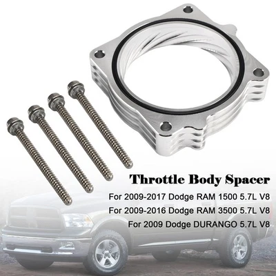 Throttle Body Spacer For 2009-2018 Dodge RAM 1500 2500 3500 5.7l v8 Foto 1 de 4