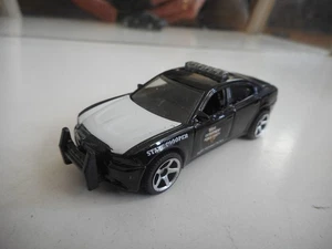Matchbox Dodge Charger Pursuit State Trooper Texas Highway Patrol in Schwarz - Picture 1 of 2