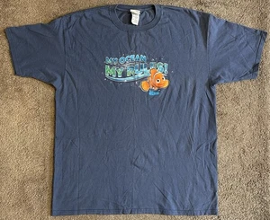 Vintage Y2K Disney Findet Nemo T-Shirt 2XL My Ocean My Rules 2003 Pixar Film - Bild 1 von 7