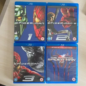 Spiderman 1, 2 And 3 & Amazing Spiderman 1 And 2 Blu-ray Collection. Free P&P - Picture 1 of 2
