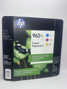 Original HP 962XL 3er Pack Tintenpatronen Cyan Magenta Gelb Farbe Neu - Bild 1 von 3