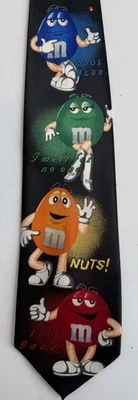 Corbata M&M’s vintage con brillo con licencia de Ralph Martin & Co. 251192 56” de largo Foto 1 de 4