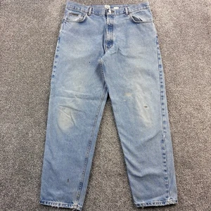 Vintage Calvin Klein Jeans Mens 38x32 Easy Fit Light Wash Double Stone Straight - Picture 1 of 8
