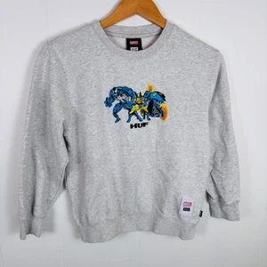 HUF Marvel Venom Wolverine Ghost Rider Graphic Sweatshirt Kids Size Large - Picture 1 of 7