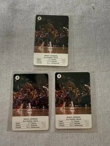 (3) Tarjetas de Magic Johnson LAKERS Estrellas Tabaco 1988 tamaño tabaco - Imagen 1 de 1
