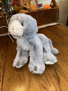 Webkinz Silver Soft Cat HM 222 grau Plüsch - Bild 1 von 6