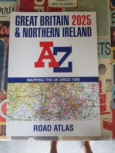 A-Z Map Of Great Britain + Northern Ireland 2025 - Bild 1 von 2