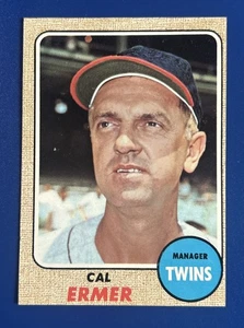 1968 Topps Baseball Cal Ermer Minnesota Twins #206 - Picture 1 of 2