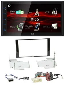 JVC USB Bluetooth MP3 DAB 2DIN Autoradio für Nissan Micra Note ab 2013 - Bild 1 von 9