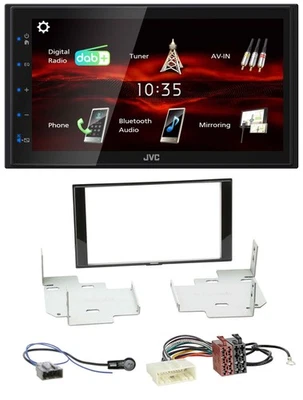 JVC USB Bluetooth MP3 DAB 2DIN Autoradio für Nissan Micra Note ab 2013 - Bild 1 von 4