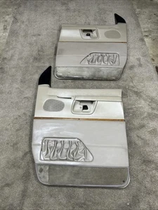 1999-2008 Ford Econoline Van OEM Pair Of Power Door Panels E-150 E-250 E-350 Tan - Picture 1 of 24