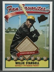 2004 Topps Fan Favorites Willie Stargell Authentic Game Used Bat Relic Pirates - Picture 1 of 2