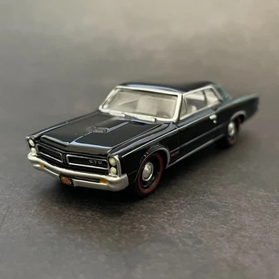 1965 Pontiac GTO *Starlight Black* 1/64 JL Diorama Model Car - Image 1 of 4