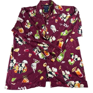 Conjunto de pijama mediano unisex de fiesta de cóctel vintage de Nick & Nora para hombre - Imagen 1 de 3