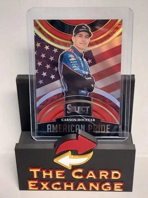 Carson Hocevar 2024 Panini Select Racing American Pride RED Prizm 7/99 - Image 1 of 2