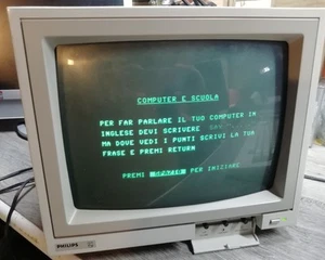Vecchio monitor computer amiga commodore ecc Marca Philips mod. 80 fosfori verdi - Photo 1/7