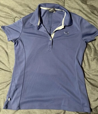 Polo de golf para mujer Puma Dry Cell talla mediana púrpura Foto 1 de 2