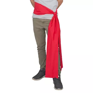 Adult Unisex Red Renaissance Pirate Halloween Comic Con Costume Sash Accessory - Picture 1 of 12