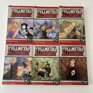 Full Metal Alchemist Manga Vol 5, 8, 10-13 English Anime Manga Books 6 Book Lot - Picture 1 of 16