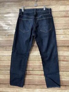 Pantalones de mezclilla para mujer Banana Republic calce recto azul oscuro talla: 8 cintura 28 - Imagen 1 de 5