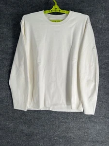 Nike Sweatshirt Men Size XL White Tech Pack Therma-FIT ADV Fleece Crew - Picture 1 of 14