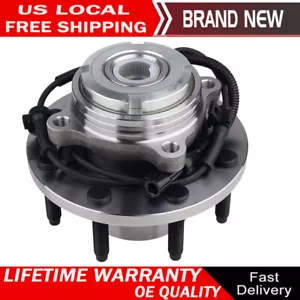 Front Wheel Bearing Hub Assembly Fits Ford F250 F350 Excursion 4x4 4WD w/ ABS - Picture 1 of 8