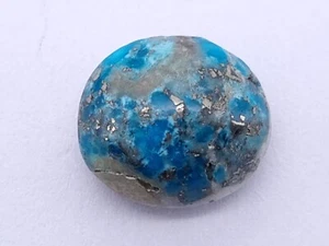 Pietra Preziosa Sciolta Forma Ovale Turchese Naturale Certificata Non Trattata 11,42 Ct - Foto 1 di 6