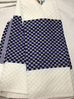 Kitchen Aid 2 Pack Kitchen Towels Blue Block Stripes 100% Cotton  Nip